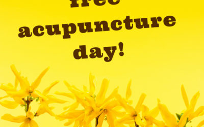 Free Acupuncture Day!